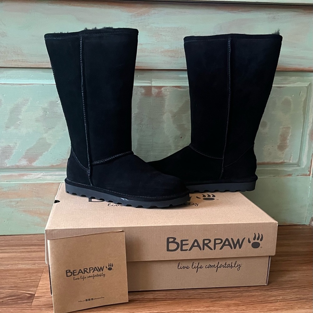 NWT Bear Paw fur lined tall boots